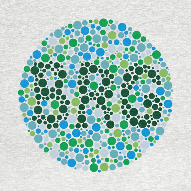 Ishihara automotive eye test for British Racing Green (blue) by 710Designs